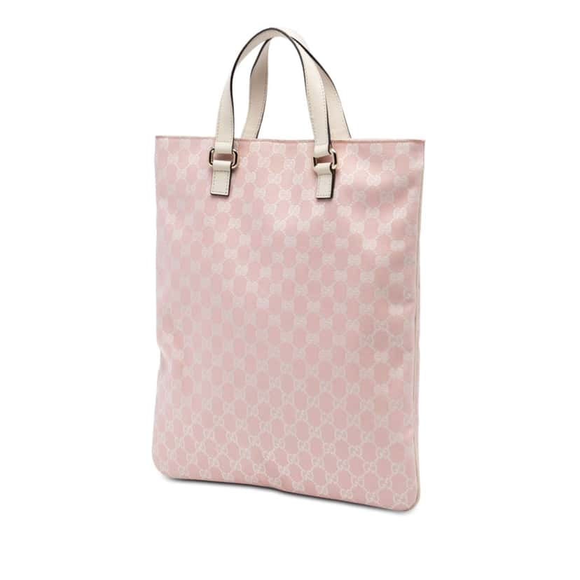 Gucci GG Canvas Tote Pink Very good condition - Back View