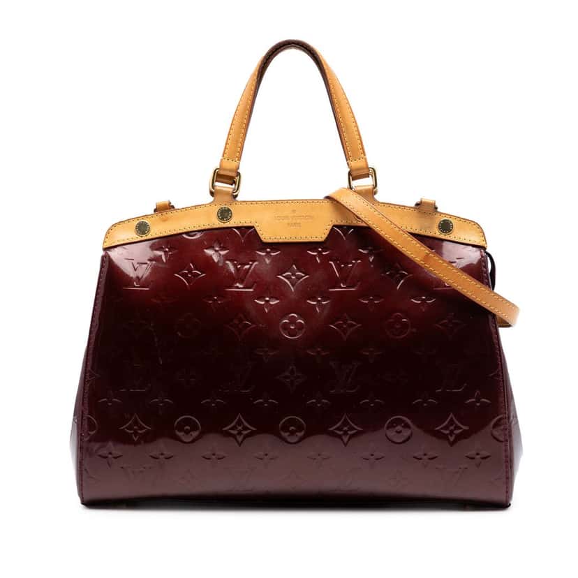 Louis Vuitton Monogram Vernis Brea MM Red Leather Very good condition - Front View