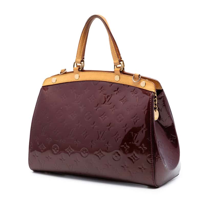 Louis Vuitton Monogram Vernis Brea MM Red Leather Very good condition - Back View