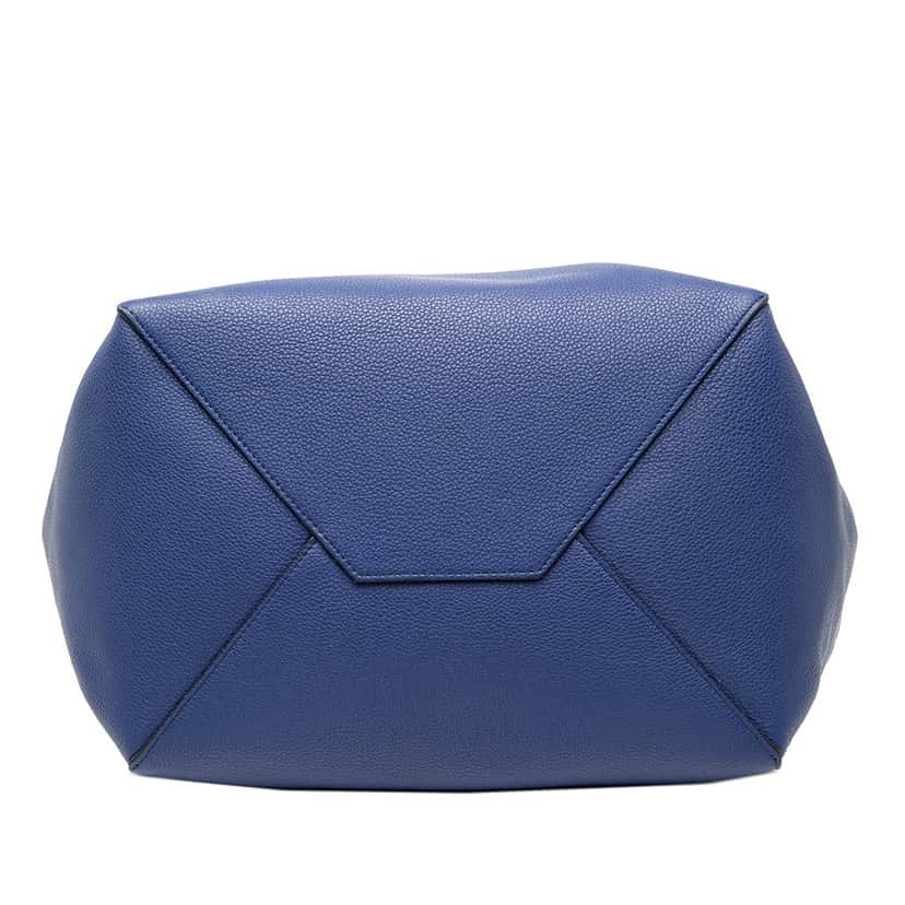 Celine Small Leather Phantom Cabas Tote Blue Leather Very good condition - Inside View