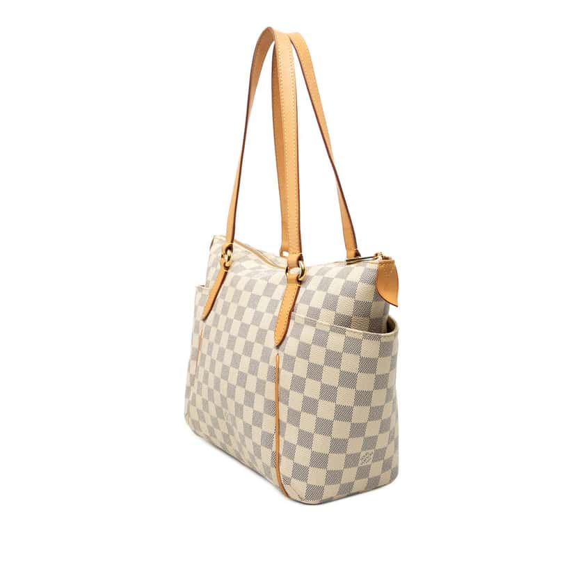 Louis Vuitton Damier Azur Totally PM White Very good condition - Back View