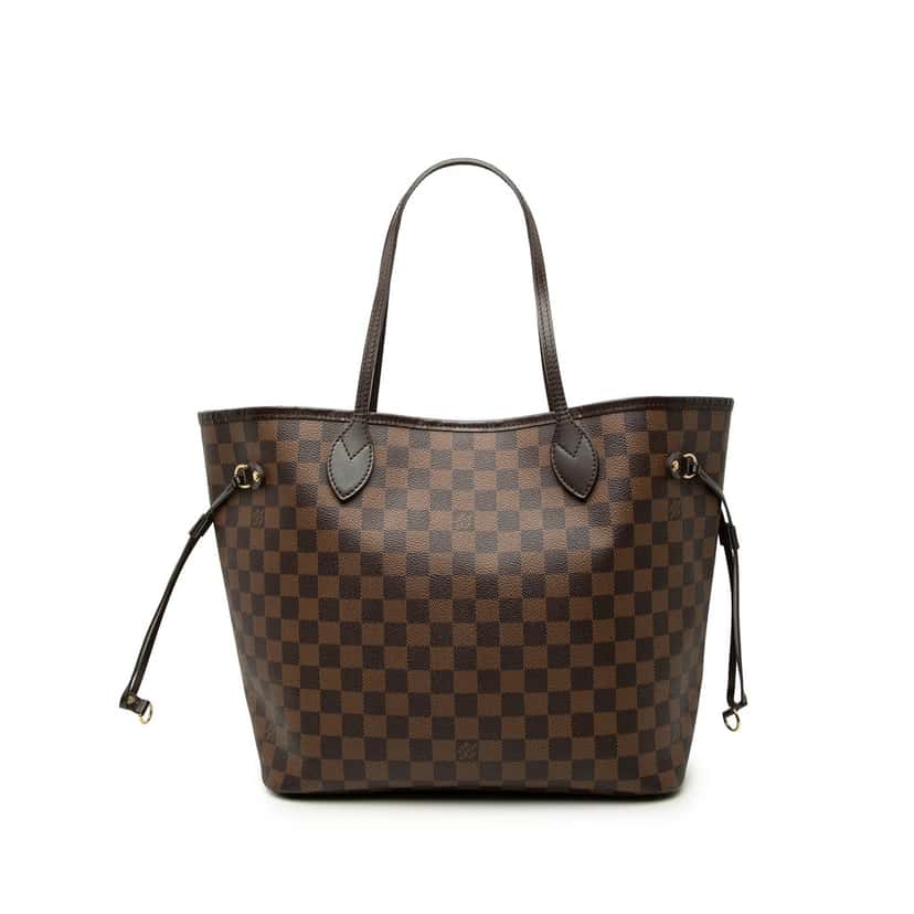 Louis Vuitton Damier Ebene Neverfull MM Brown Very good condition - Front View