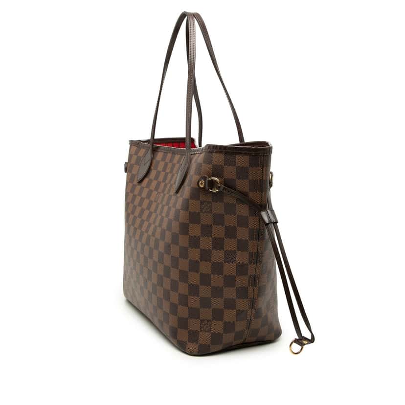Louis Vuitton Damier Ebene Neverfull MM Brown Very good condition - Back View