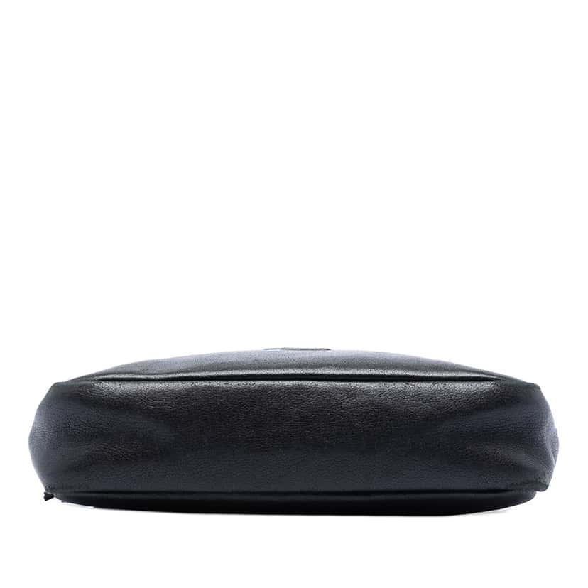 Saint Laurent Small Lambskin Monogram Lou Camera Bag Black Leather Very good condition - Inside View