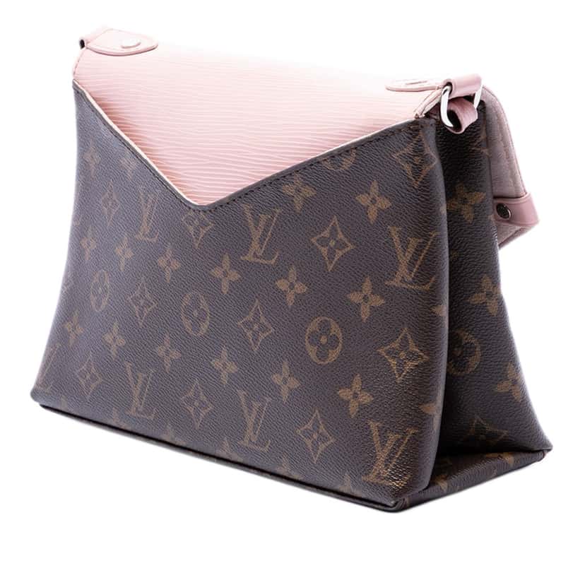 Louis Vuitton Monogram Epi Saint Michel Brown Very good condition - Back View