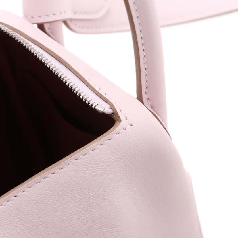 Hermès Mini Swift Lindy Verso 20 Pink Leather Very good condition - Box View