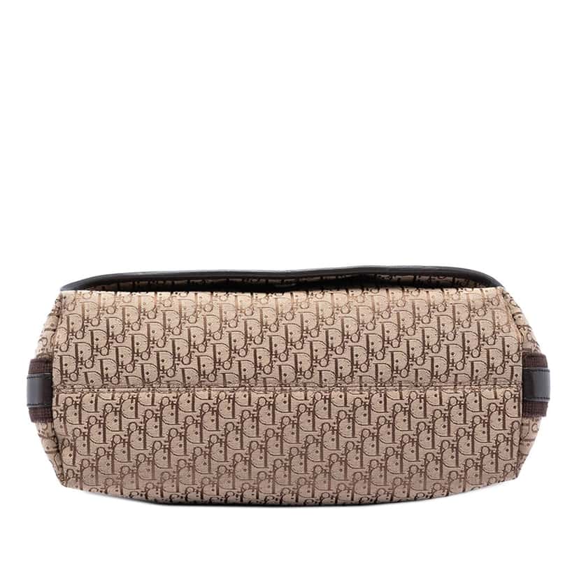 Dior Diorissimo Trotter Canvas Street Chic Crossbody Brown Very good condition - Inside View