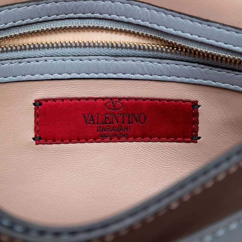 Valentino Nappa Rockstud Wristlet Clutch Other Leather Very good condition - Box View