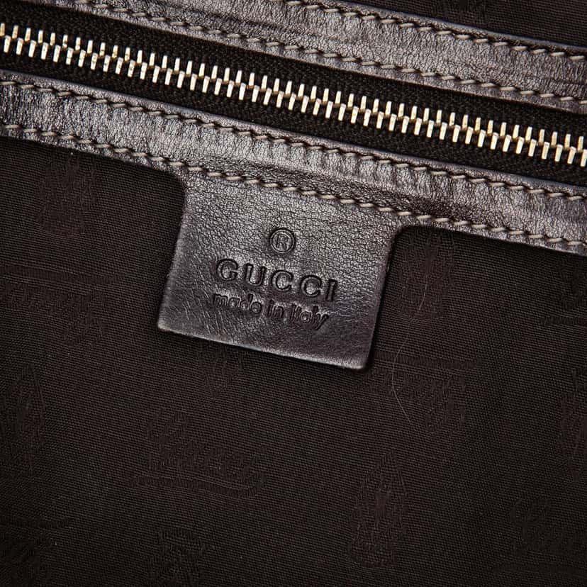 Gucci GG Canvas Web Tassel Tote Beige Very good condition - Box View