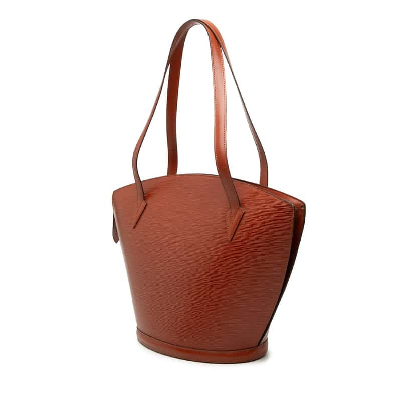 Louis Vuitton Epi Saint Jacques GM Long Strap Brown Leather Very good condition - Back View