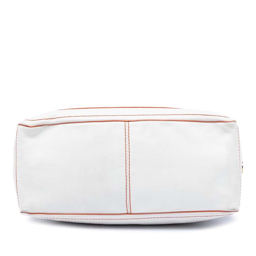 Celine Leather Boogie Handbag White Leather Very good condition - Inside View