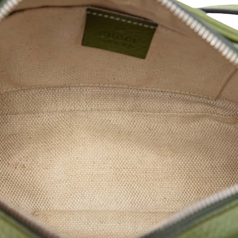 Gucci Leather Soho Disco Crossbody Green Leather Very good condition - Model View