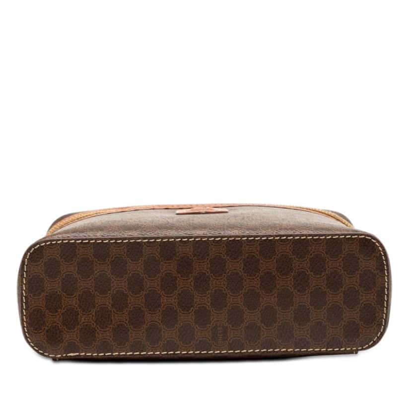 Celine Macadam Coated Canvas Vanity Bag Brown Very good condition - Inside View