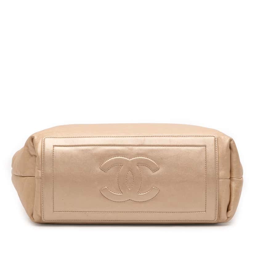 Chanel Small Lambskin Coco Cocoon Reversible Tote Gold Leather Very good condition - Inside View