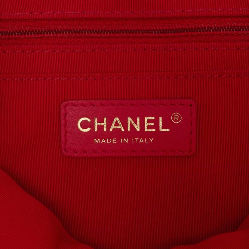 Chanel Small Chevron Calfskin Urban Spirit Backpack Red Leather Very good condition - Box View