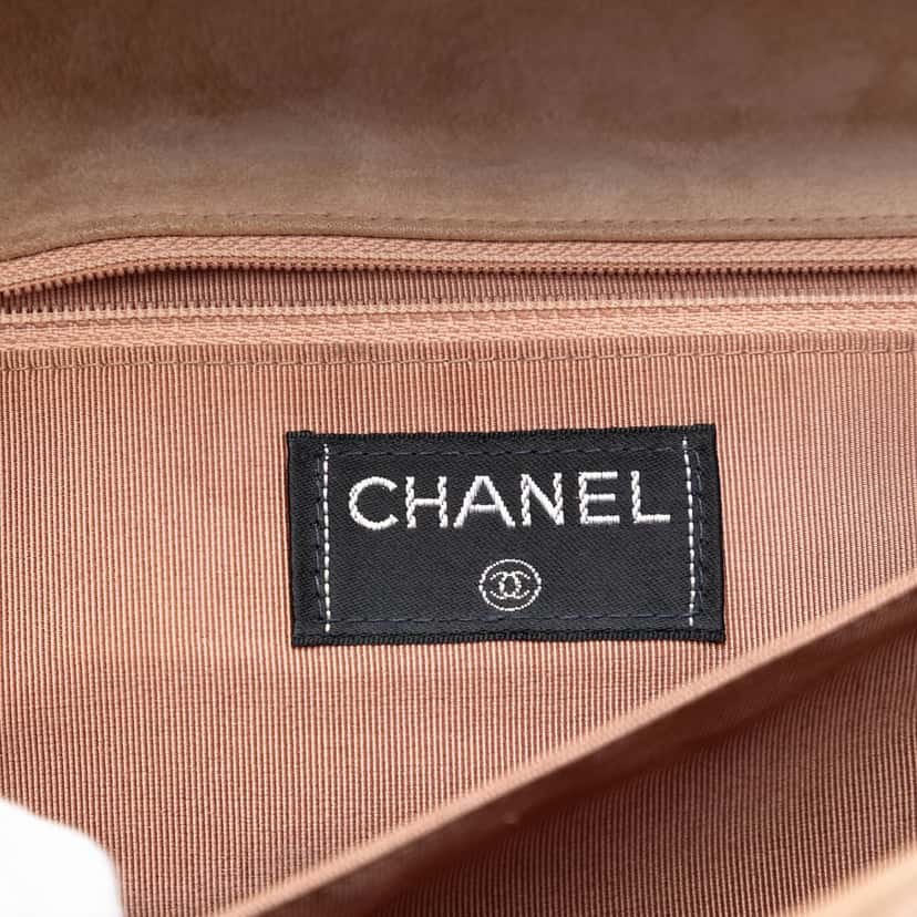 Chanel Choco Bar Suede Mademoiselle Turnlock Flap Brown Leather Very good condition - Box View
