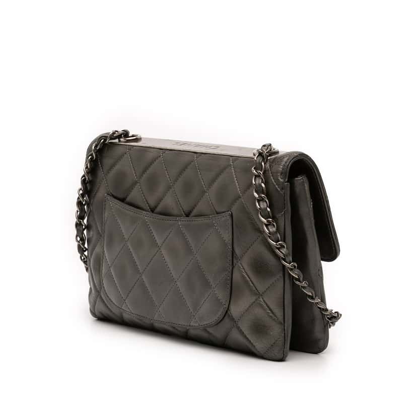 Chanel Medium Lambskin Trendy CC Flap Other Leather Very good condition - Back View