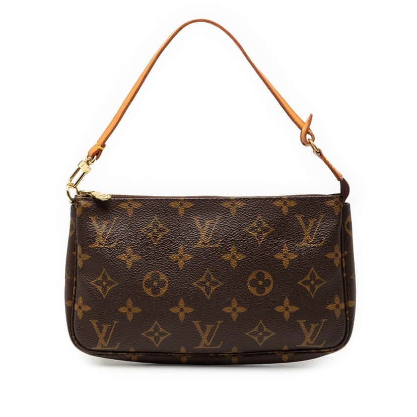 Louis Vuitton Monogram Pochette Accessoires Brown Very good condition - Front View