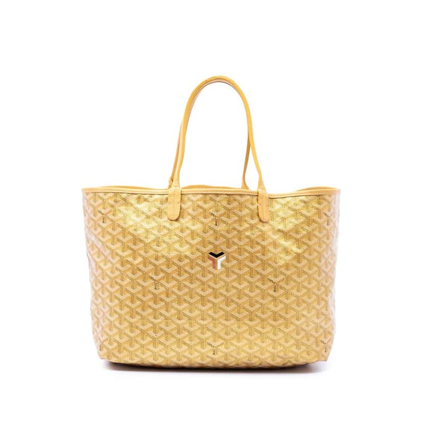 Goyard Special Edition Goyardine Precious Metal Saint Louis PM Gold Very good condition - Front View