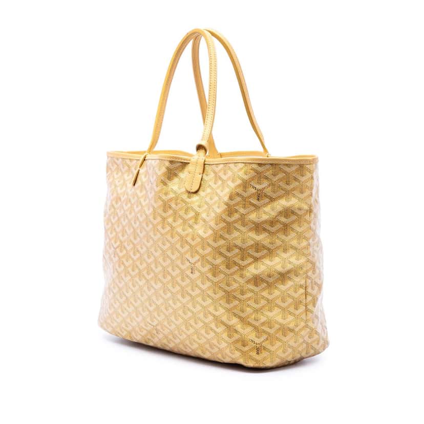 Goyard Special Edition Goyardine Precious Metal Saint Louis PM Gold Very good condition - Back View