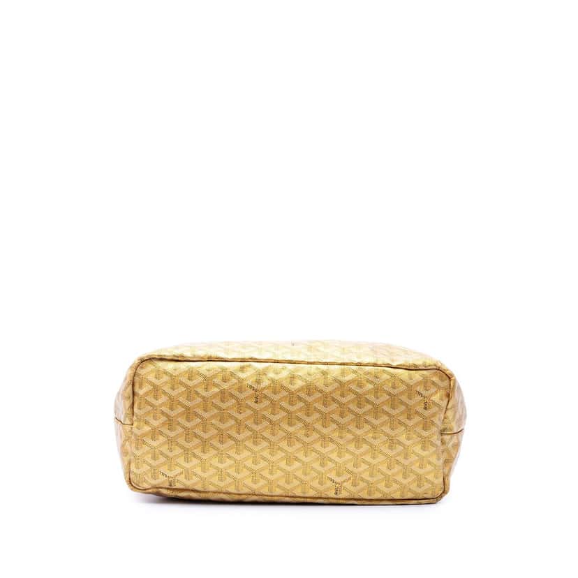 Goyard Special Edition Goyardine Precious Metal Saint Louis PM Gold Very good condition - Inside View