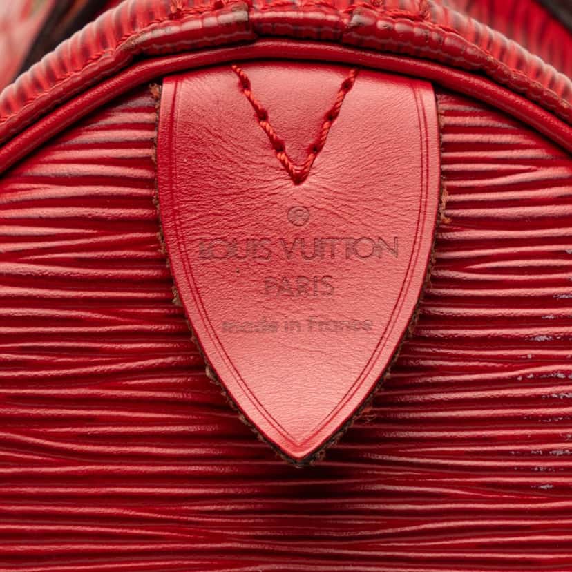 Louis Vuitton Epi Speedy 30 Red Leather Very good condition - Box View