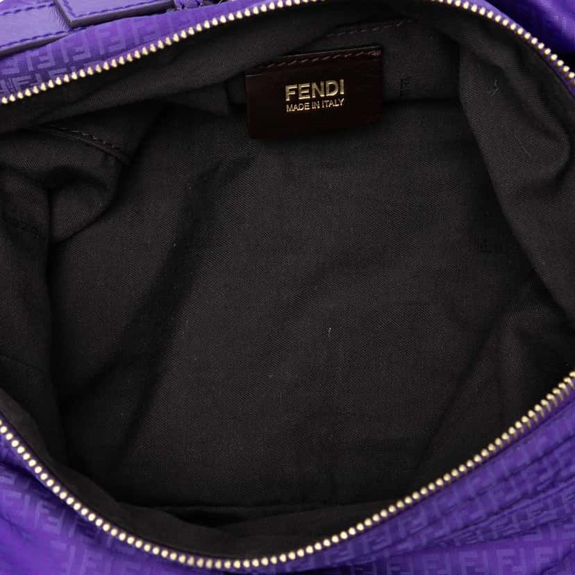 Fendi Micro Zucchino Nylon Mamma Forever Purple Very good condition - Model View