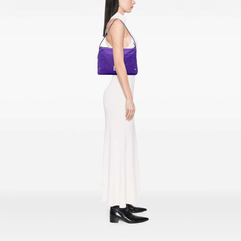 Fendi Micro Zucchino Nylon Mamma Forever Purple Very good condition - Box View