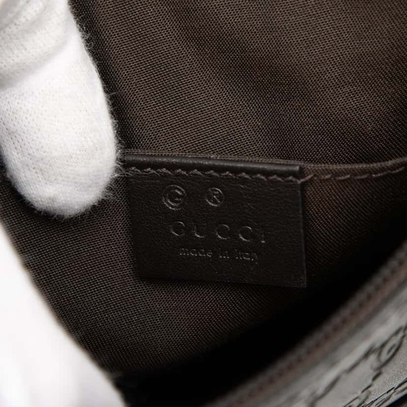 Gucci Guccissima Crossbody Brown Leather Very good condition - Box View