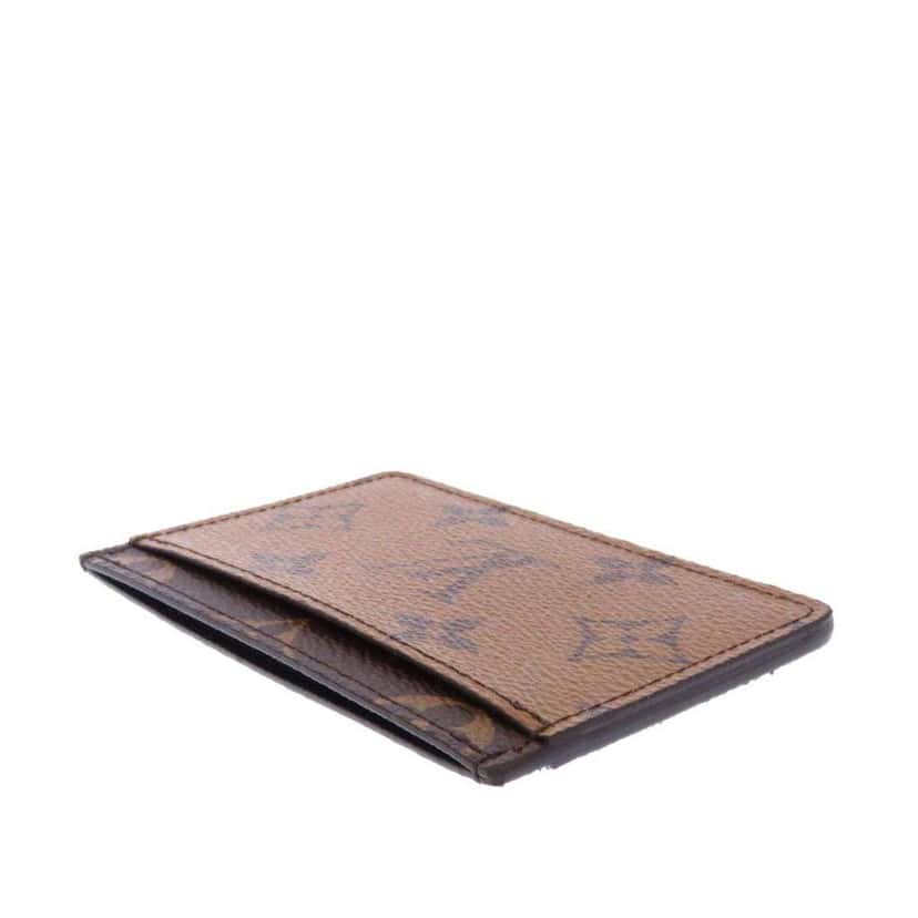 Louis Vuitton Monogram Reverse Card Holder Brown Very good condition - Inside View