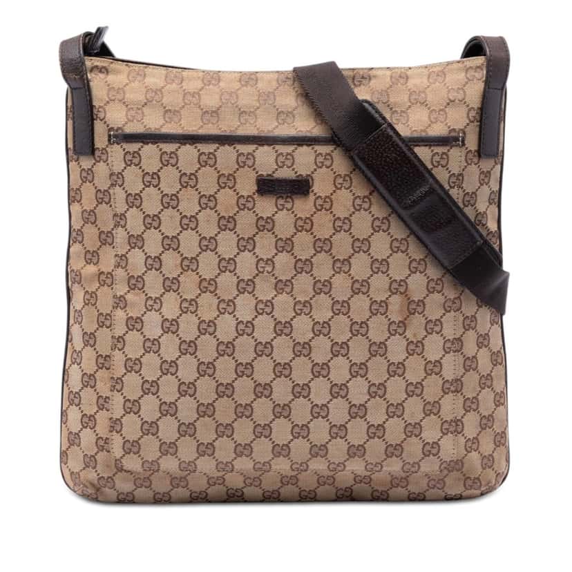 Gucci GG Canvas Crossbody Beige Very good condition - Front View