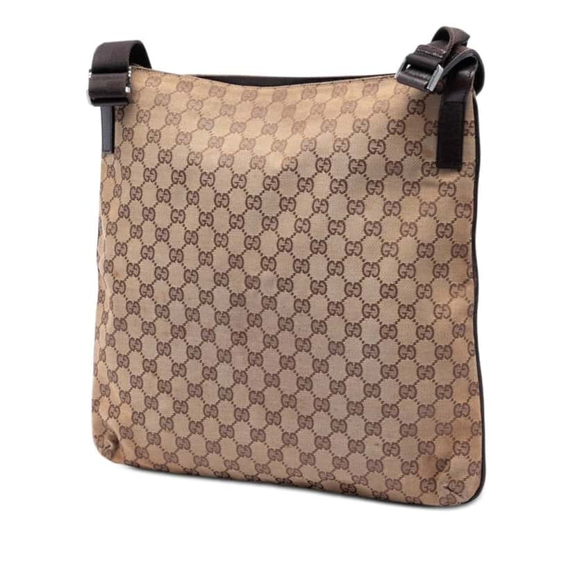 Gucci GG Canvas Crossbody Beige Very good condition - Back View