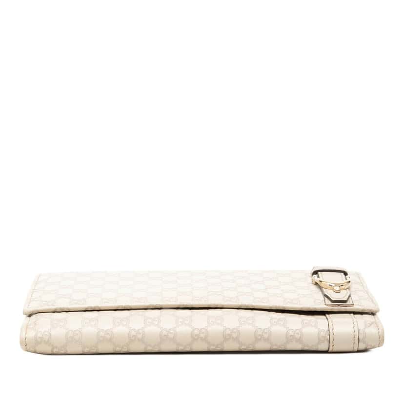 Gucci Microguccissima Nice Long Wallet White Leather Very good condition - Inside View
