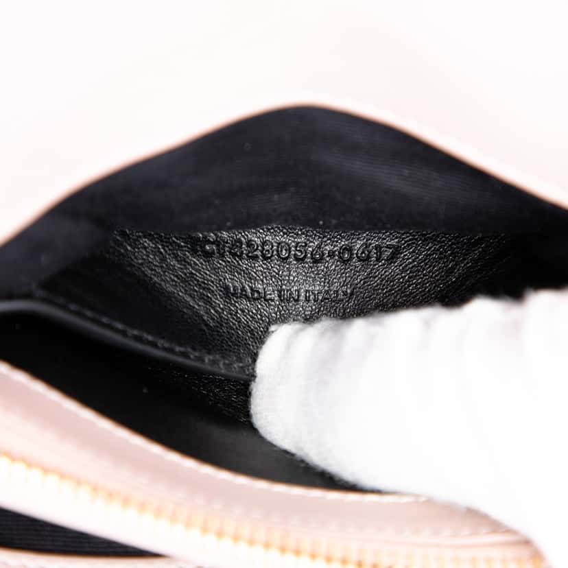 Saint Laurent Medium Calfskin and Suede Chevron Monogram College Satchel Pink Leather Very good condition - Box View