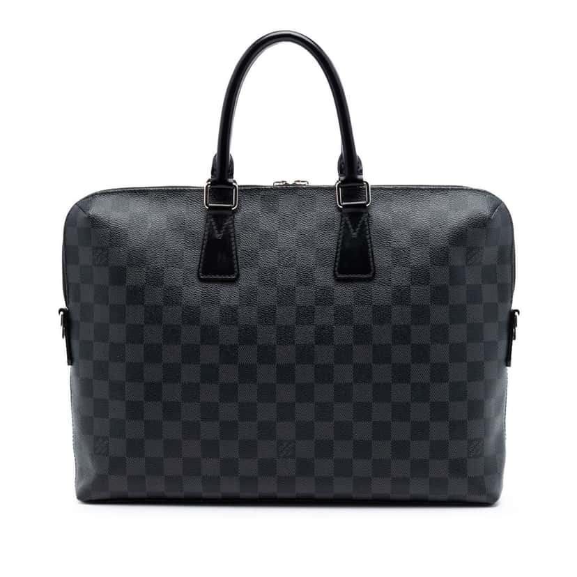 Louis Vuitton Damier Graphite Porte Documents Jour Black Very good condition - Front View