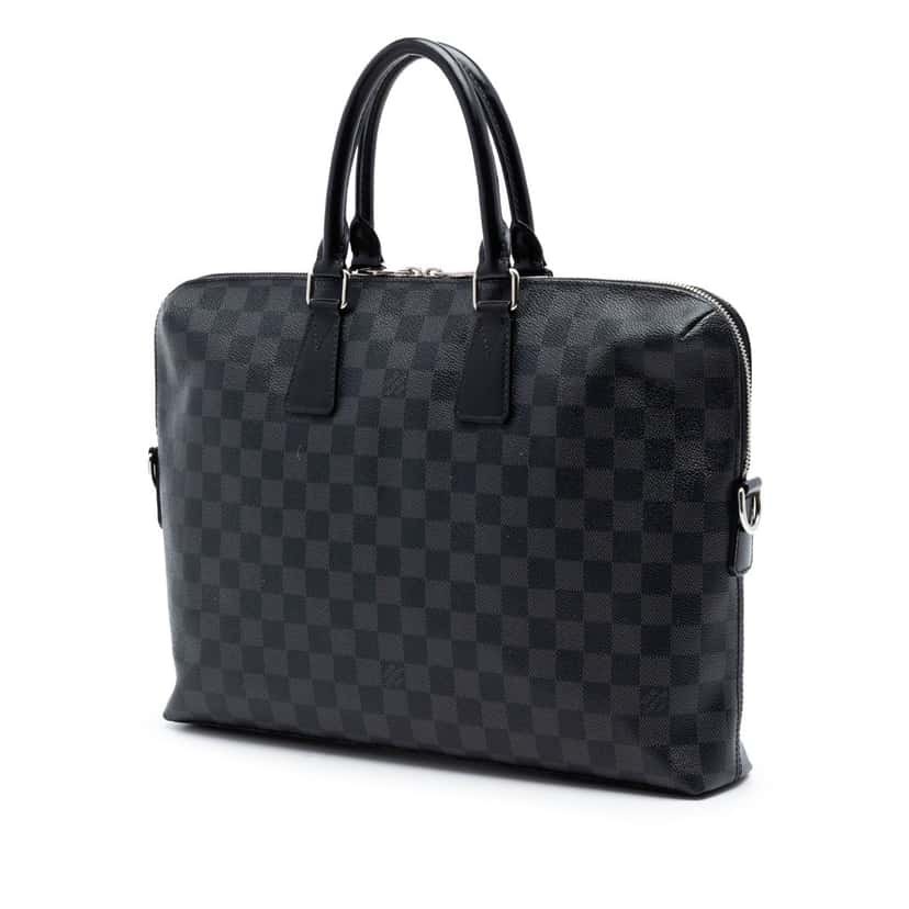 Louis Vuitton Damier Graphite Porte Documents Jour Black Very good condition - Back View