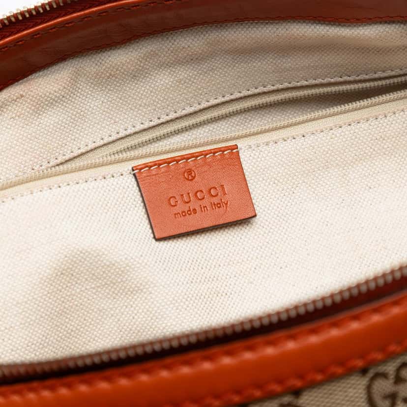 Gucci GG Canvas Sukey Satchel Beige Very good condition - Box View