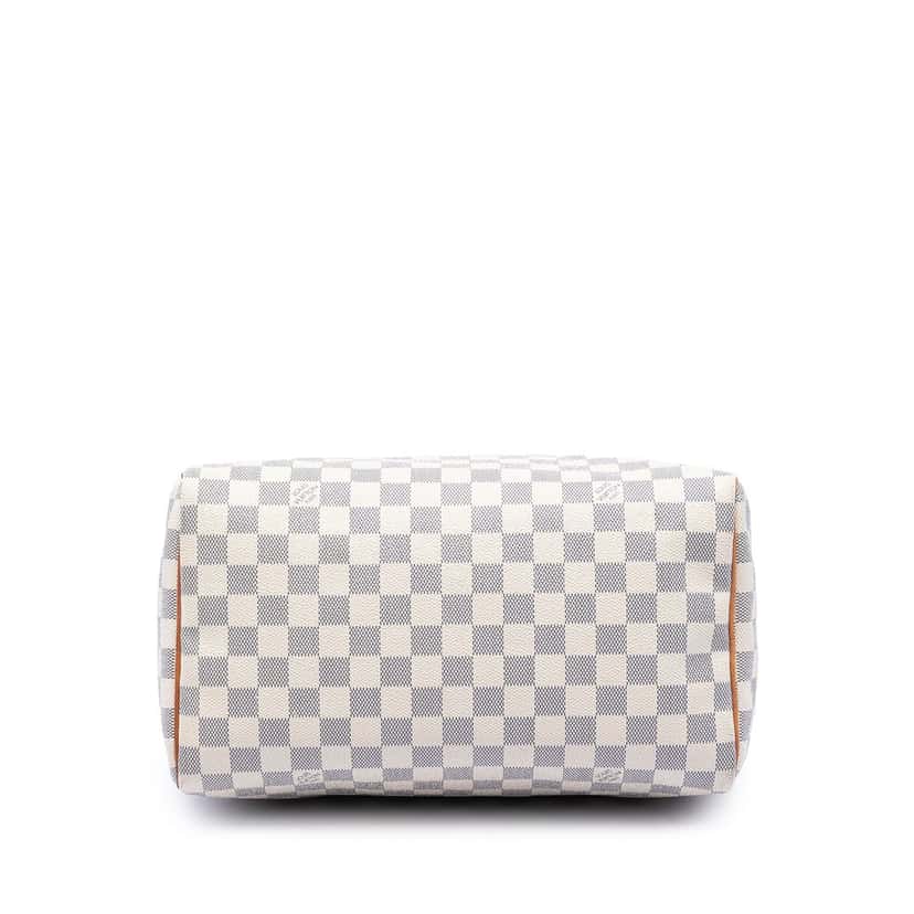 Louis Vuitton Damier Azur Speedy 30 White Very good condition - Inside View
