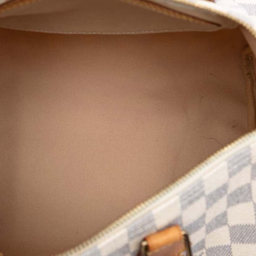 Louis Vuitton Damier Azur Speedy 30 White Very good condition - Model View