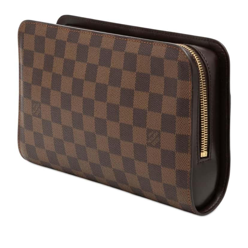Louis Vuitton Damier Ebene Saint Louis Pochette Brown Very good condition - Back View