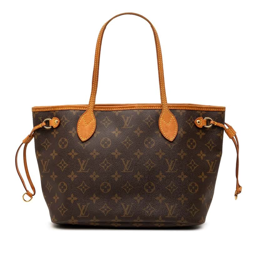 Louis Vuitton Monogram Neverfull PM Brown Good condition - Front View