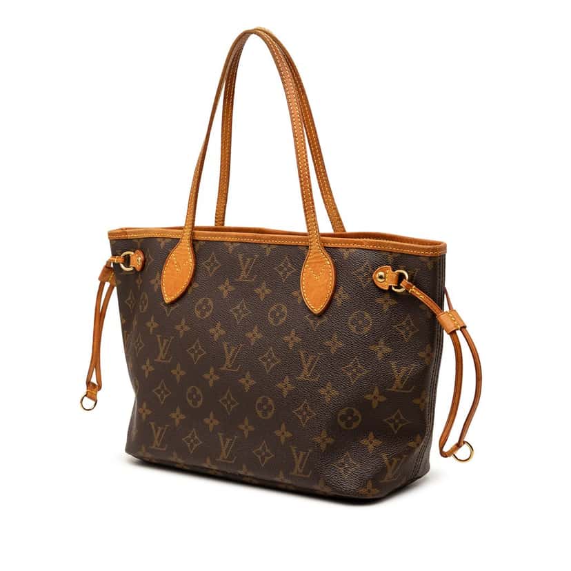Louis Vuitton Monogram Neverfull PM Brown Good condition - Back View