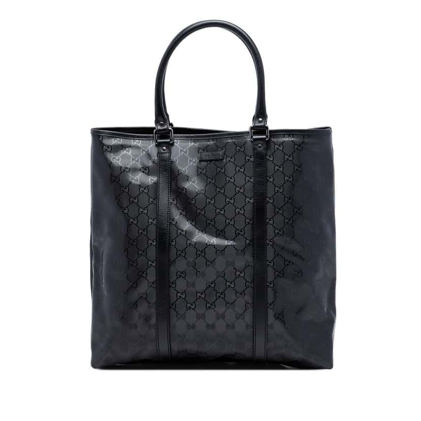 Gucci GG Imprime Joy Vertical Tote Black Very good condition - Front View