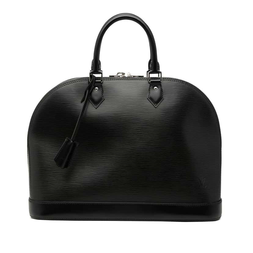 Louis Vuitton Epi Alma GM Black Leather Very good condition - Front View