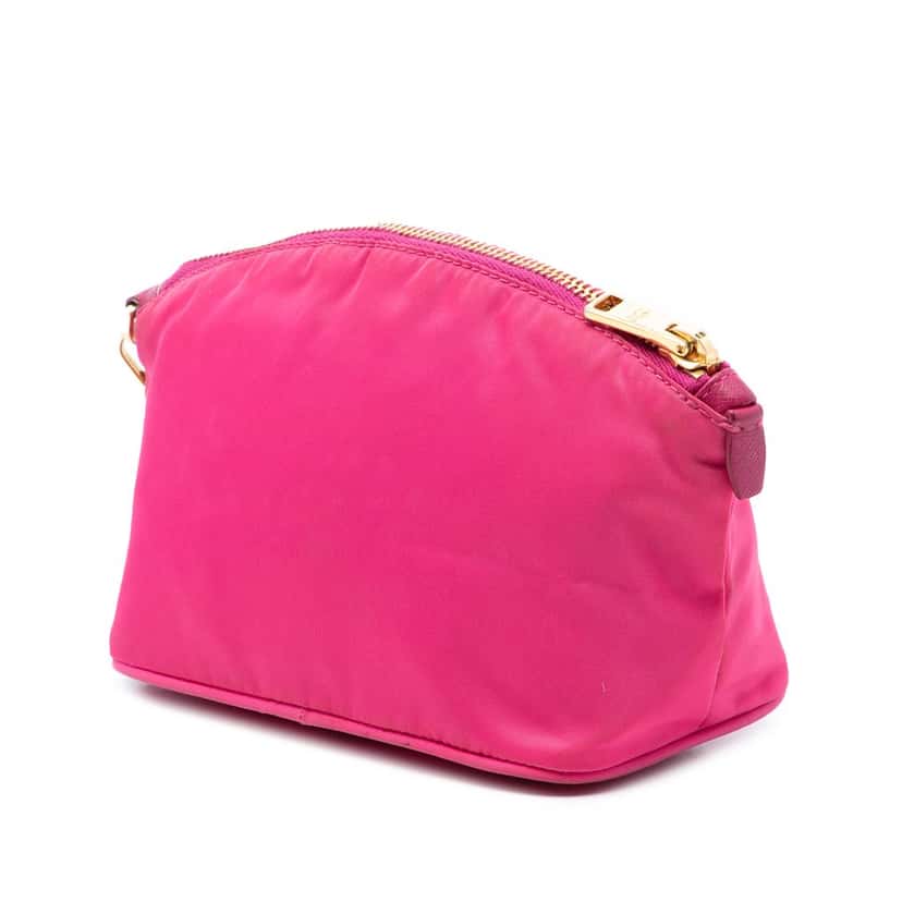 Prada Tessuto Pouch Pink Very good condition - Back View