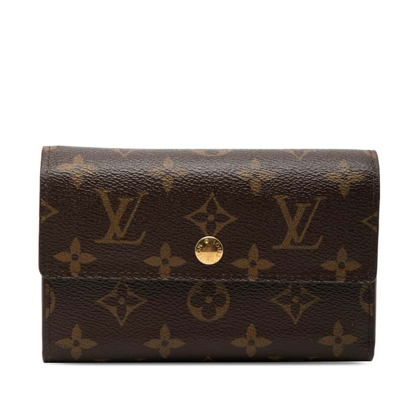 Louis Vuitton Monogram Alexandra Small Wallet Brown Very good condition - Front View