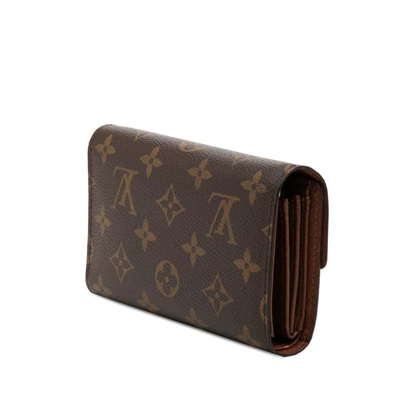 Louis Vuitton Monogram Alexandra Small Wallet Brown Very good condition - Back View