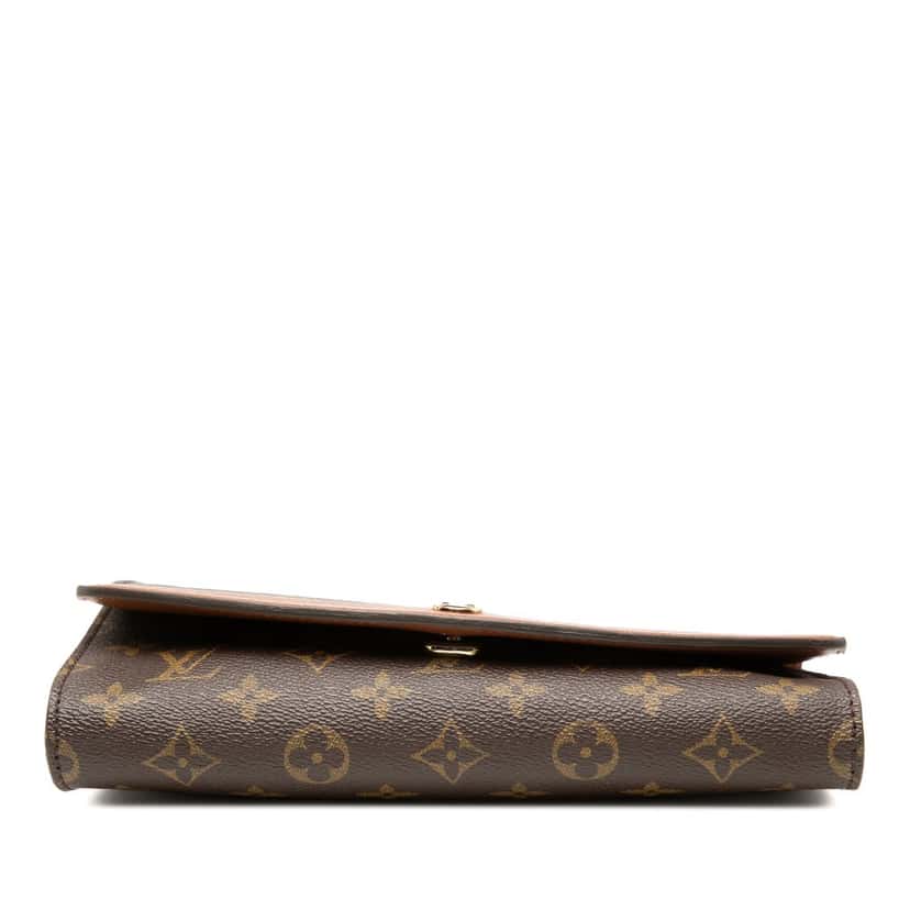 Louis Vuitton Monogram Pochette Bordeaux 24 Brown Very good condition - Inside View