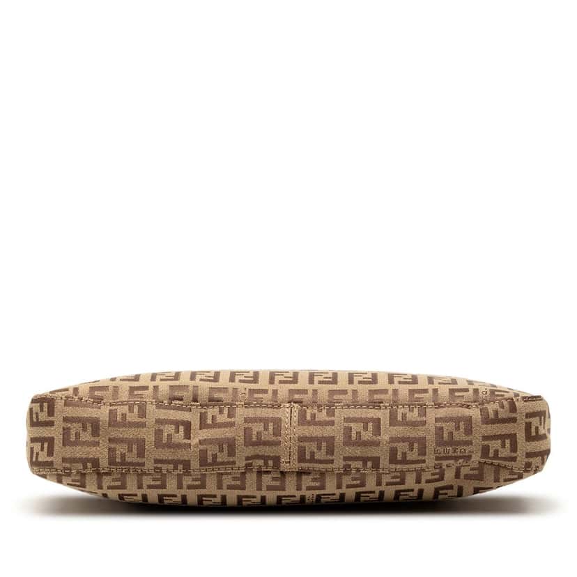 Fendi Zucchino Canvas Pochette Beige Very good condition - Inside View