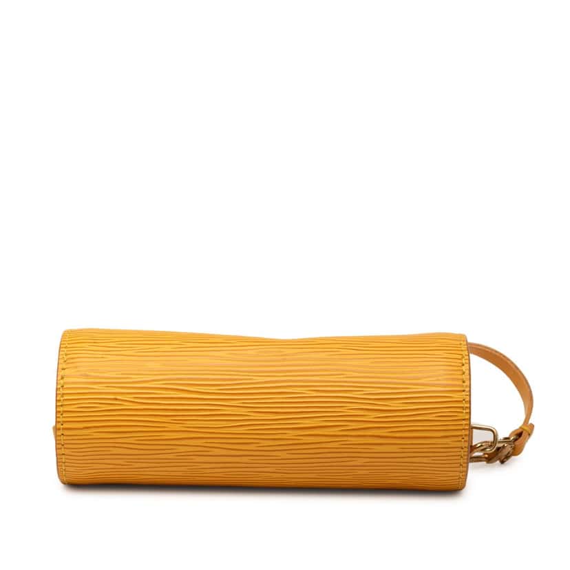 Louis Vuitton Epi Pochette Soufflot Yellow Leather Very good condition - Inside View